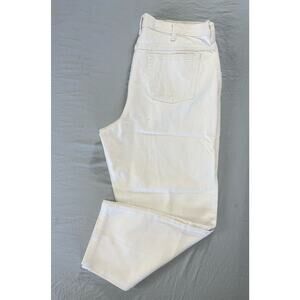 Champion Vintage USA Made White Denim Jeans. Olympic Logo. Actual 38X30, Read.